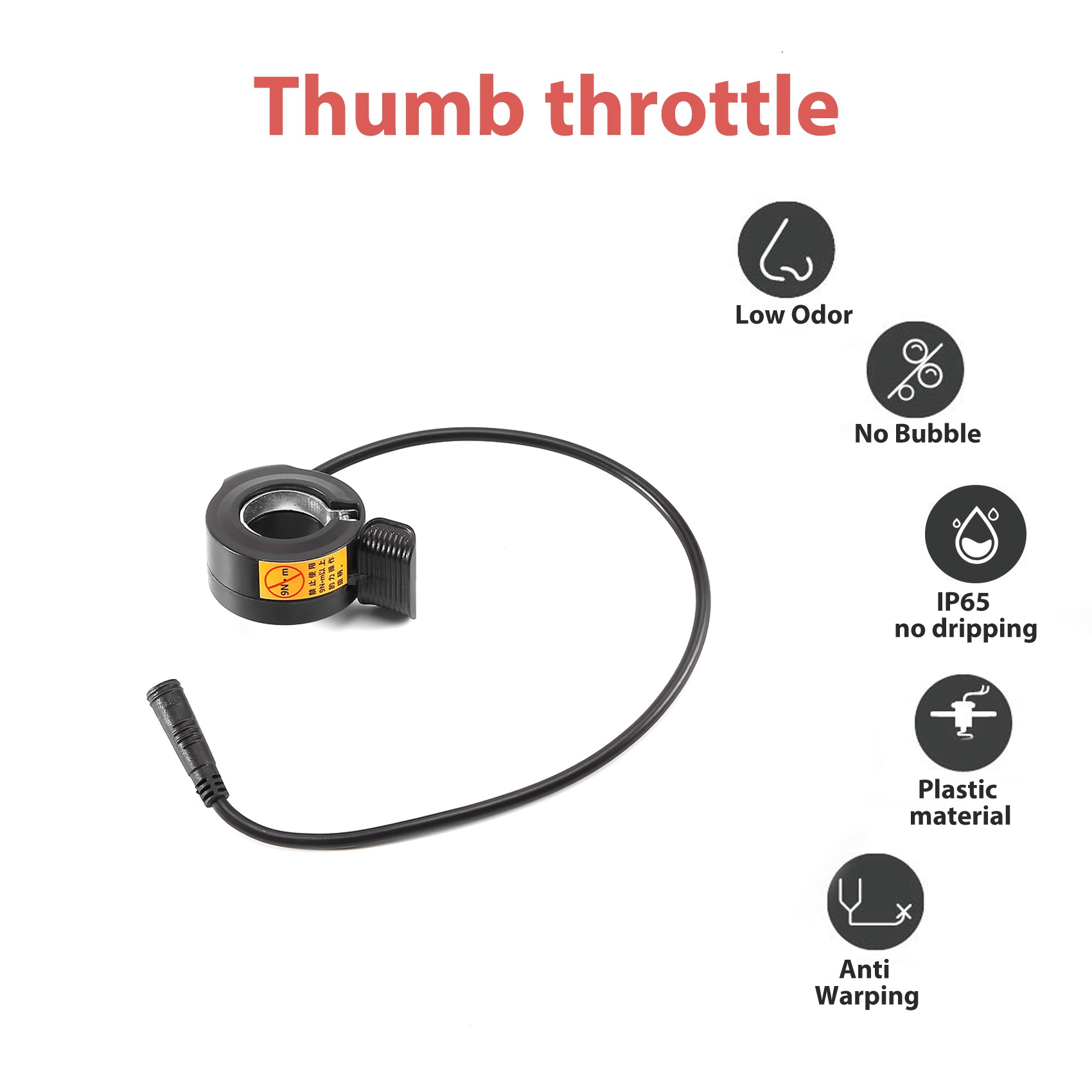 ABME New Thumb Throttle for Mi - đánh giá và giá Mid Drive Motor Kit 52V 1000W