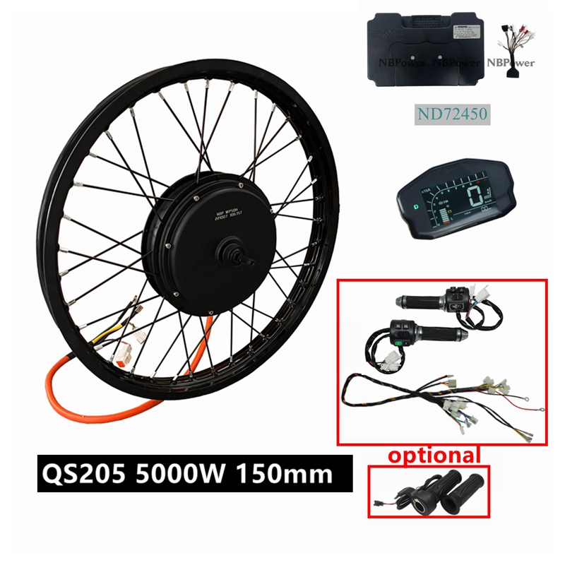 NBpower/QS205 V3 72v 5000W Ebi - đánh giá và giá Ebike Conversion Kit 72V 3000W